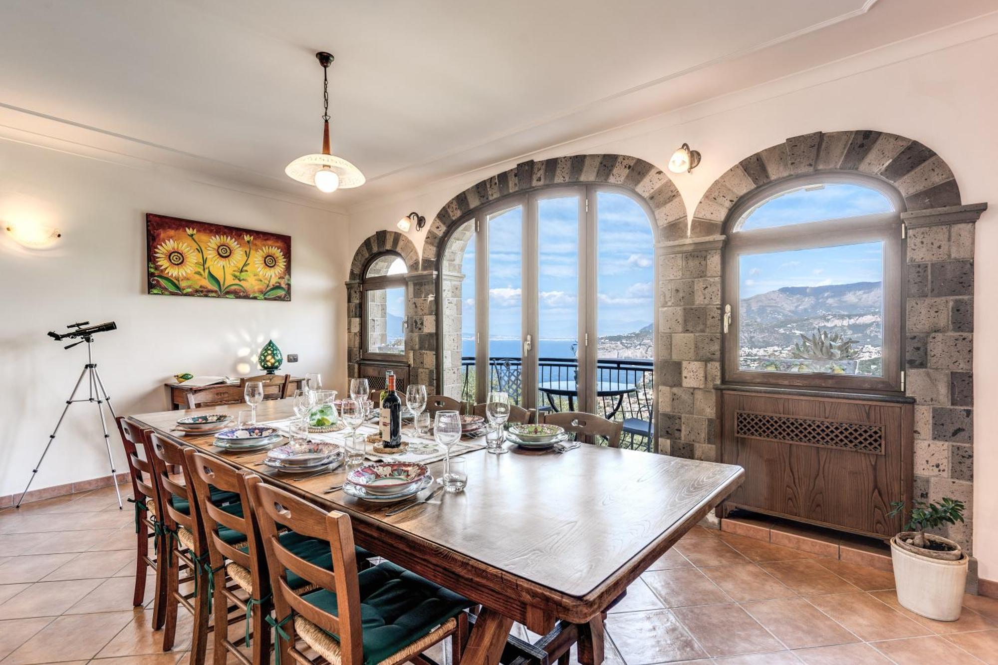 סורנטו Villa Caruso Private Heated Pool & Sea View מראה חיצוני תמונה