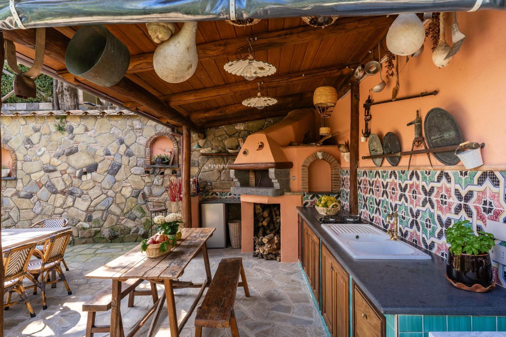סורנטו Villa Caruso Private Heated Pool & Sea View מראה חיצוני תמונה