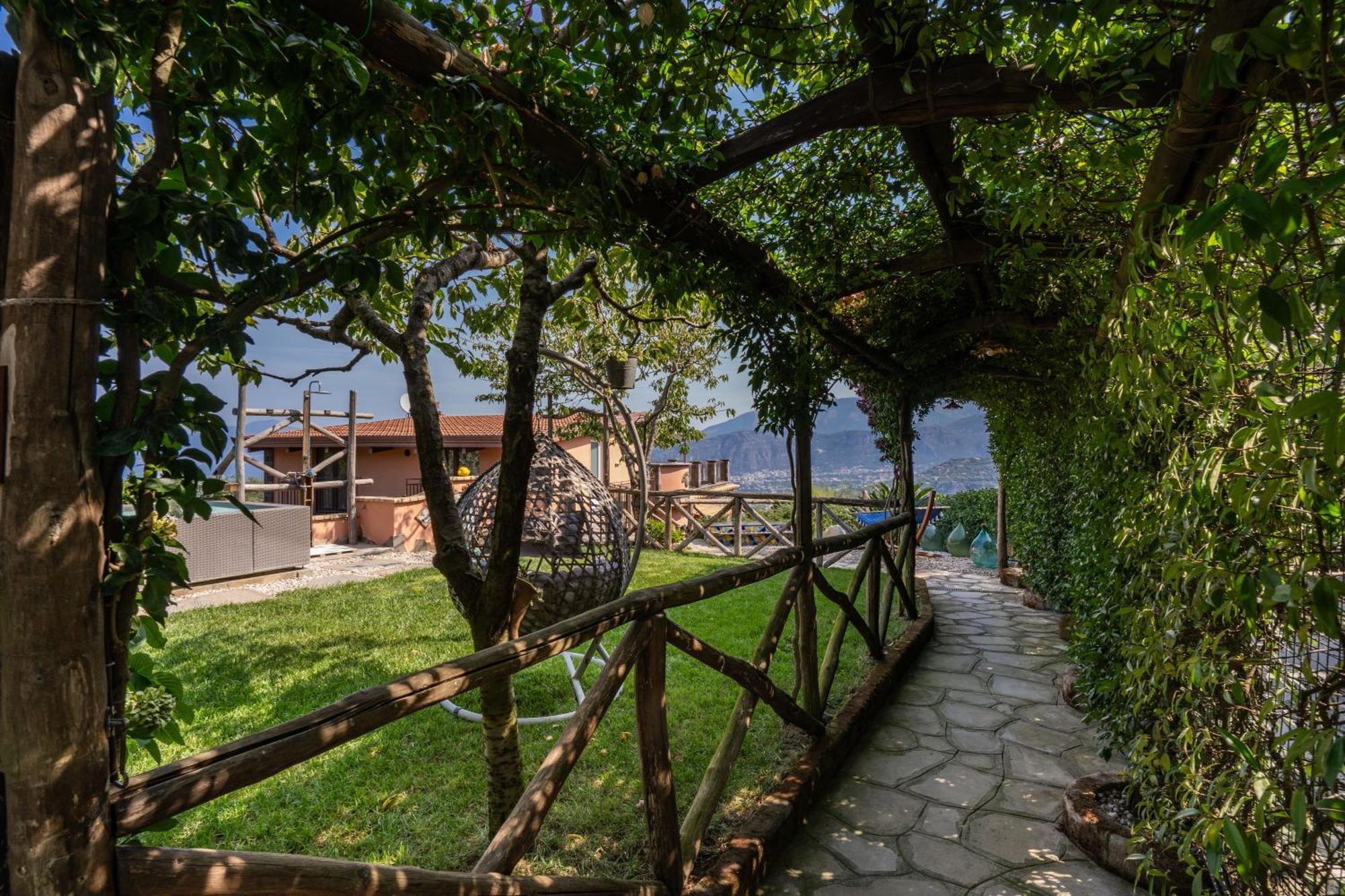 סורנטו Villa Caruso Private Heated Pool & Sea View מראה חיצוני תמונה